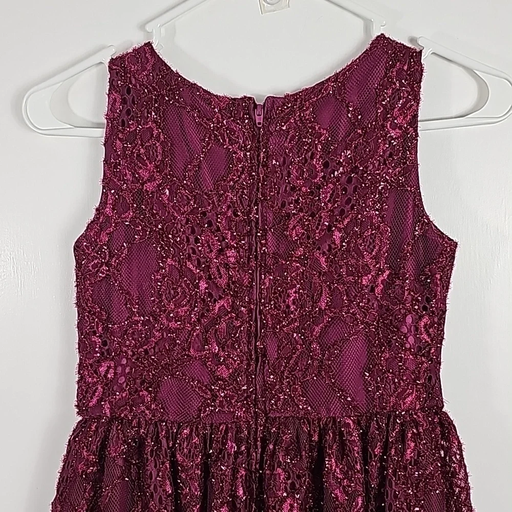 NWT The Children's Place Maroon Sparkly Dress